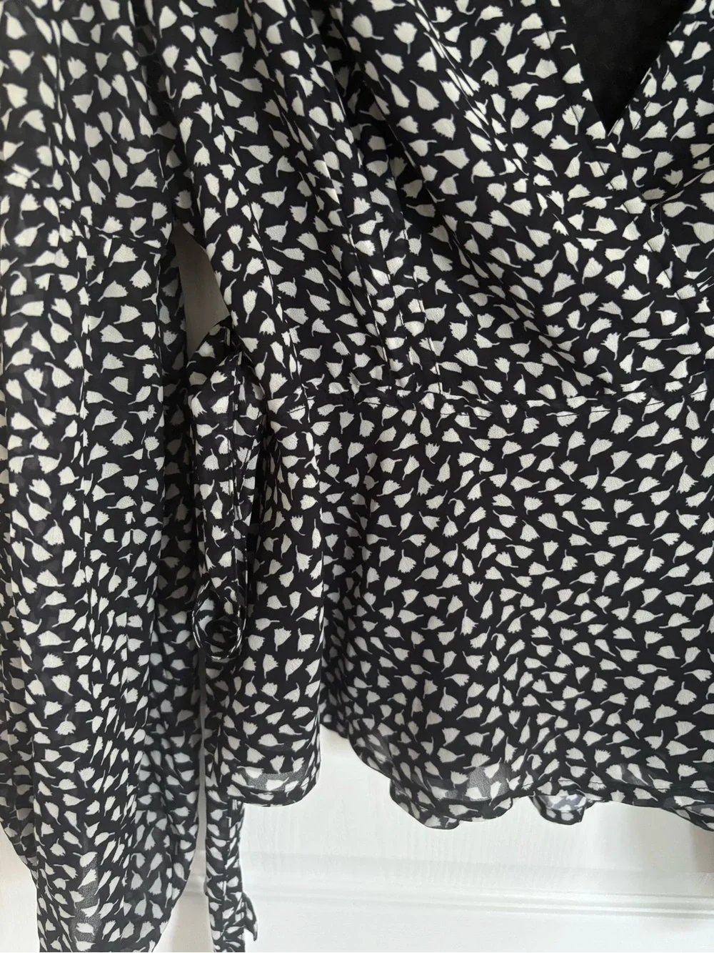 Porridge (Anthropologie) Puff-Sleeved Wrap Blouse